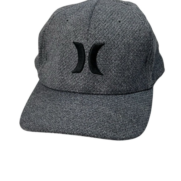 Hurley Men's Icon Flexfit Hat L-XL Dark Gray Heather Casual Cap - Picture 1 of 9